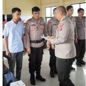 Target 100% Terpenuhi, Kapolres Rejang Lebong Beri Reward Operator Quick Wins Presisi